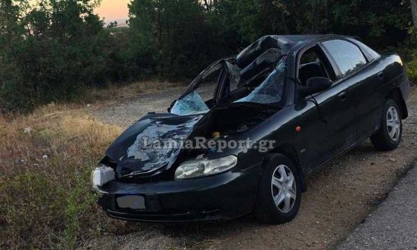 Τροχαίο με αγελάδα στη Φθιώτιδα: Τραυματίστηκε σοβαρά μια γυναίκα