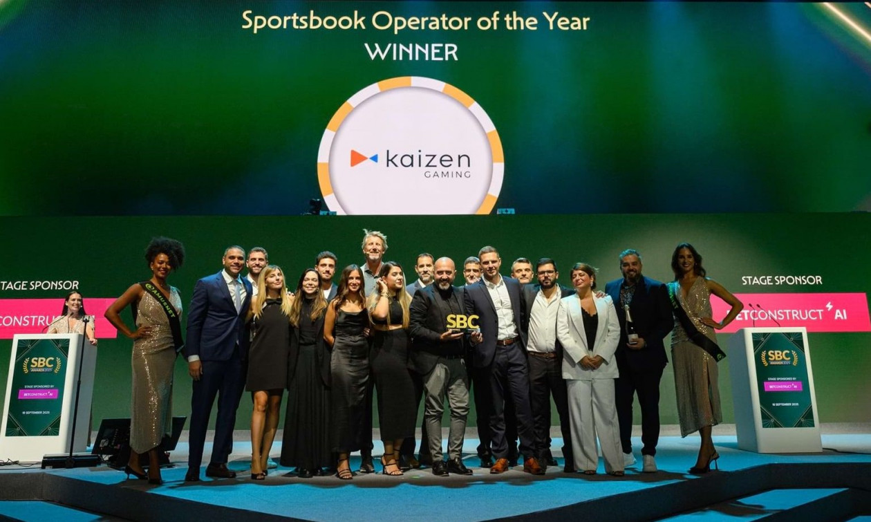 Η Kaizen Gaming αναδεικνύεται «Operator of the Year» στα SBC Awards 2025