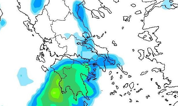 Ανανεωμένοι χάρτες για την κακοκαιρία: Μετακινείται ο «πυρήνας» – Πότε θα βρέξει στην Αθήνα