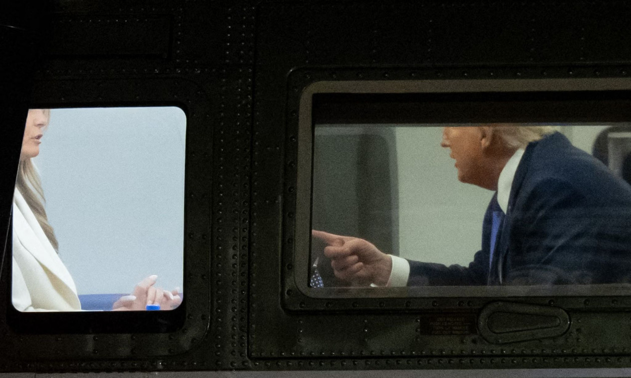 Ο «καυγάς» Τραμπ – Μελάνια μέσα στο Marine One, οι κυλιόμενες και η παρ’ ολίγον καταστροφή