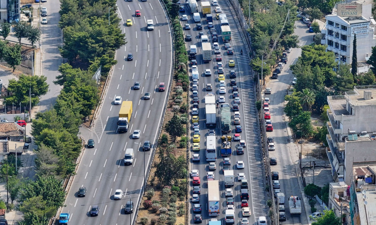 Τροχαίο στη Λεωφόρο Κηφισού: Δυσκολία στην κυκλοφορία στο ρεύμα προς Λαμία