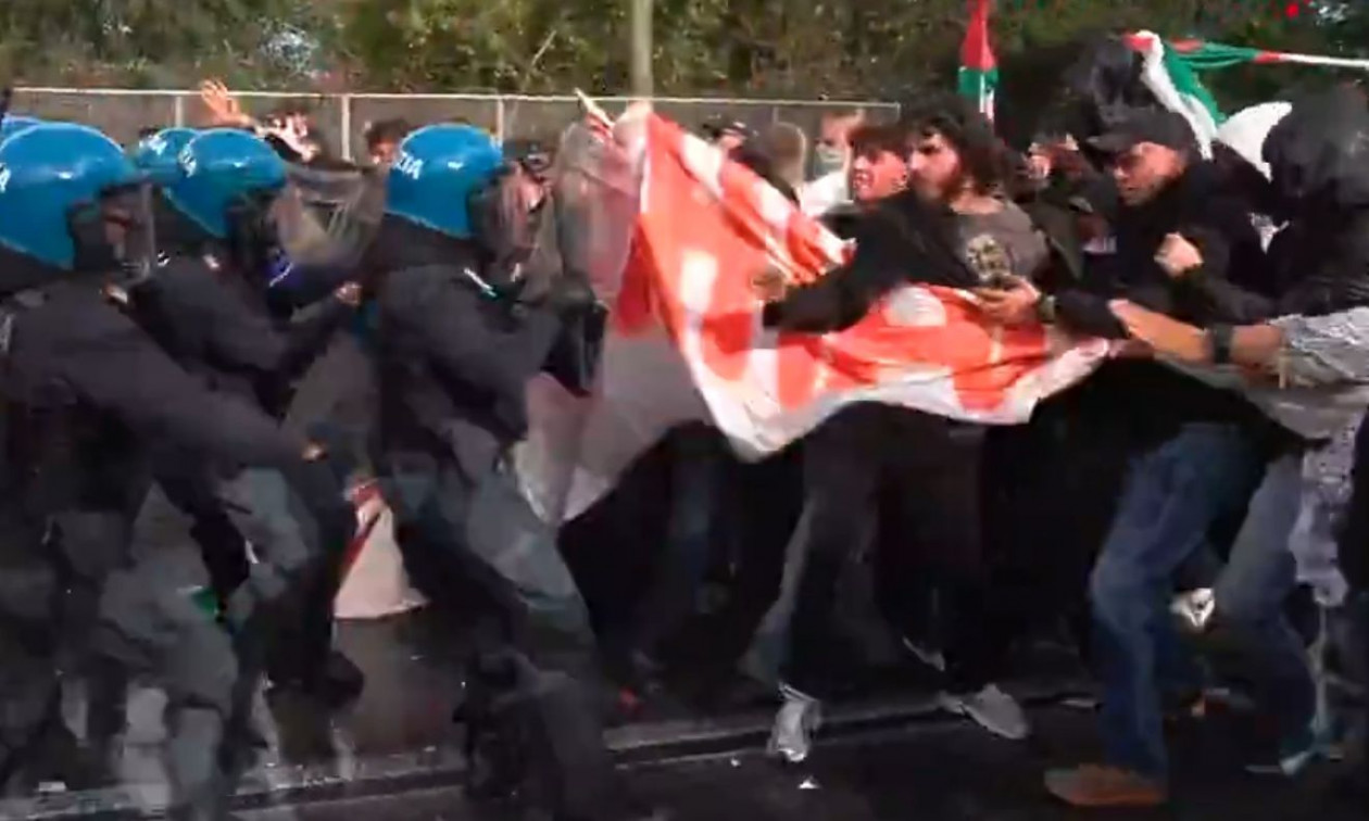 Ιταλία: Συγκρούσεις με την αστυνομία σε διαδήλωση υπέρ της Παλαιστίνης – Τουλάχιστον 12 τραυματίες