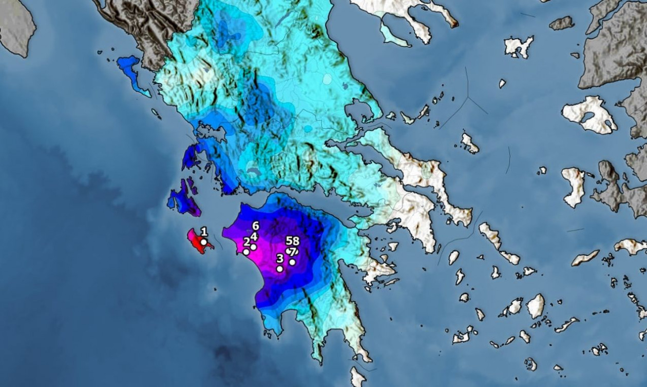 Κακοκαιρία: 114 τόνοι βροχής ανά στρέμμα έπεσαν στη Ζάκυνθο – Μικροπροβλήματα σε άλλες περιοχές