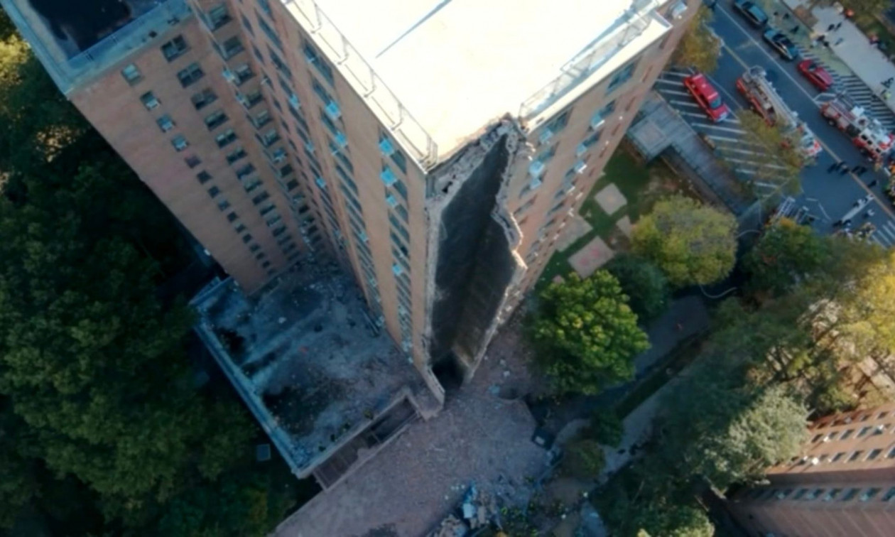 Συναγερμός στη Νέα Υόρκη: Μερική κατάρρευση κτηρίου στο Μπρονξ από έκρηξη – Δείτε βίντεο