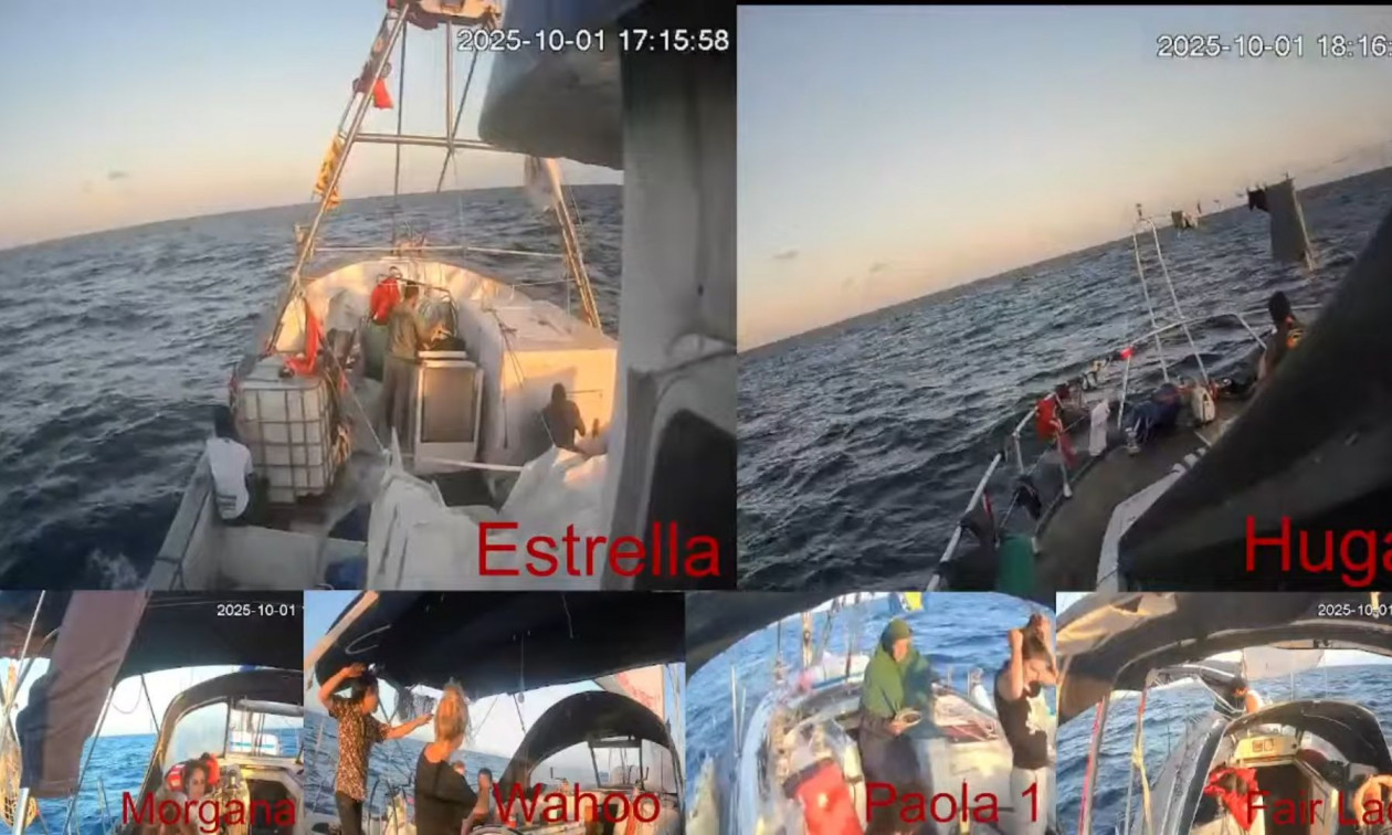 Live εικόνα: Από στιγμή σε στιγμή η επίθεση του Ισραήλ στον «Στόλο για τη Γάζα»