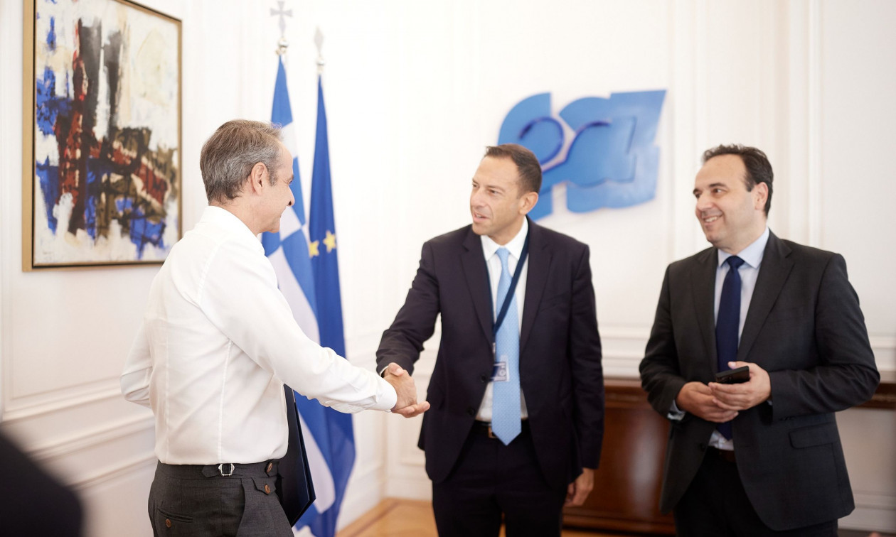 Μητσοτάκης στον αντιπρόεδρο της Google: Μας απασχολεί η προστασία των παιδιών στο διαδίκτυο