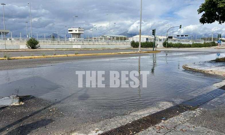 Κακοκαιρία: Ποτάμια οι δρόμοι και χαλάζι στην Πάτρα – Οι πρώτες νιφάδες χιονιού στον Χελμό