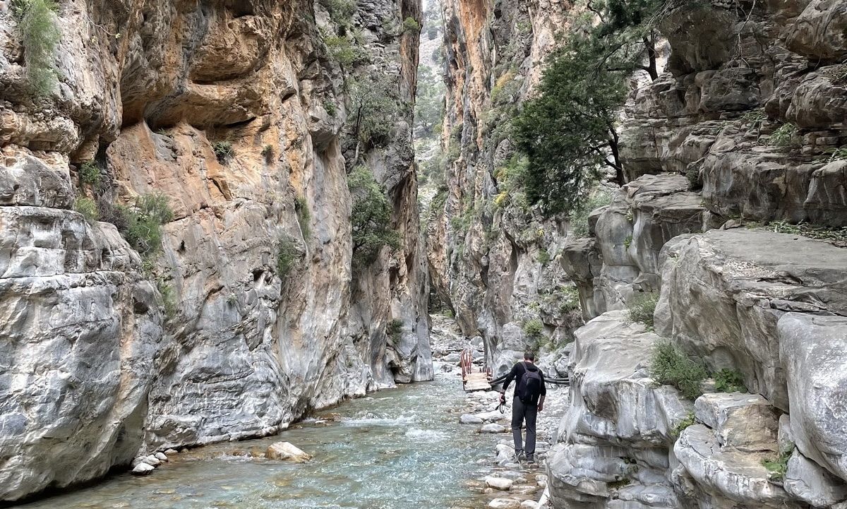 Κακοκαιρία: Κλειστό σήμερα για τους επισκέπτες το φαράγγι της Σαμαριάς