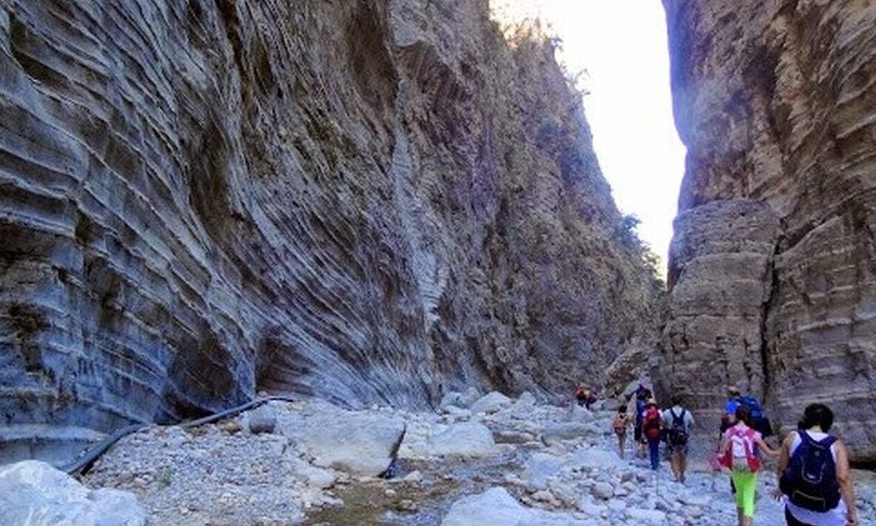 Χανιά: Κλειστό για δεύτερη μέρα το φαράγγι της Σαμαριάς