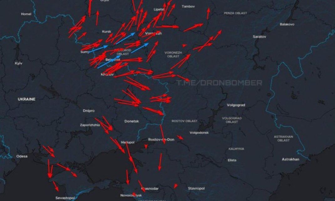 Ρωσία: 184 ουκρανικά drones κατερρίφθησαν κατά τη διάρκεια της νύχτας – Βίντεο