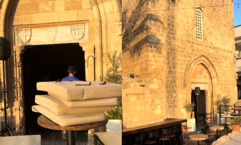 Απίστευτο κι όμως αληθινό: Μετέτρεψαν εκκλησία στα Κατεχόμενα σε καφέ-μπαρ – Βίντεο
