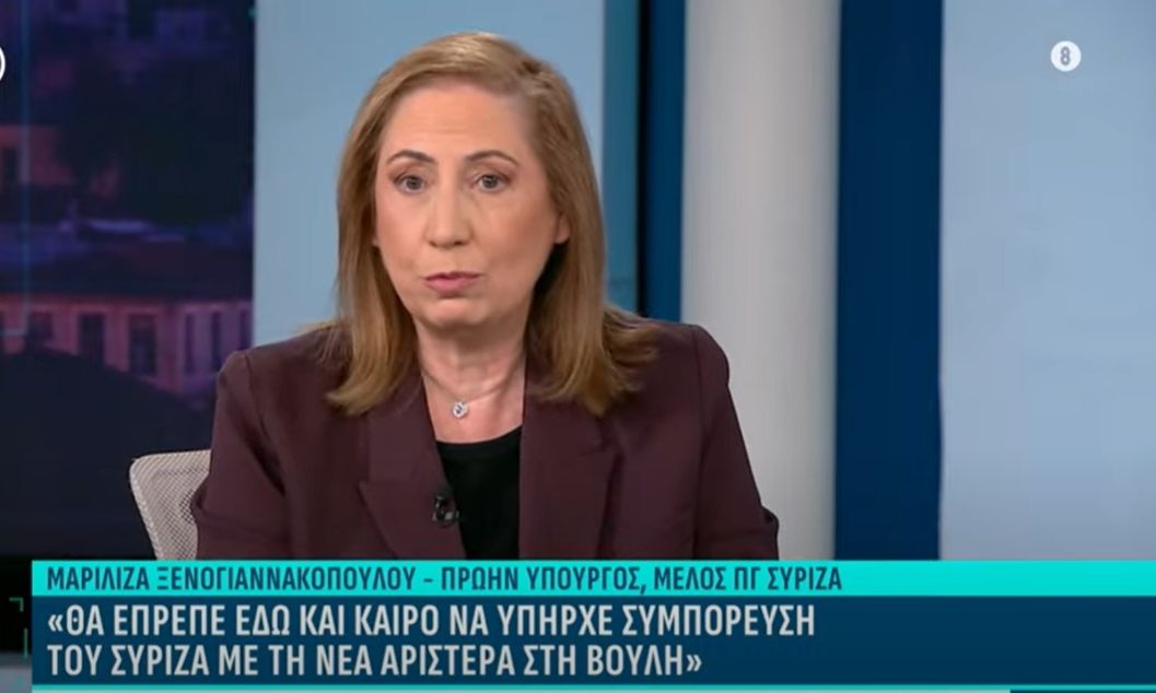 Ξενογιαννακοπούλου: Θα έπρεπε να υπάρξει συμπόρευση ΣΥΡΙΖΑ και Νέας Αριστεράς – Τι είπε για Τσίπρα