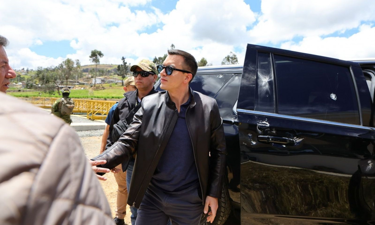 Ισημερινός: Επίθεση στο αυτοκίνητο του προέδρου Νομπόα – Για «απόπειρα δολοφονίας» μιλά η προεδρία