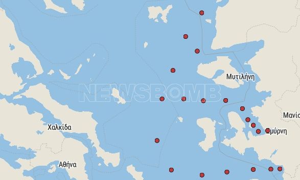 Ο περίπλους του Πίρι Ρέις στο Αιγαίο – Αναλυτικός χάρτης με την πορεία του ερευνητικού σκάφους