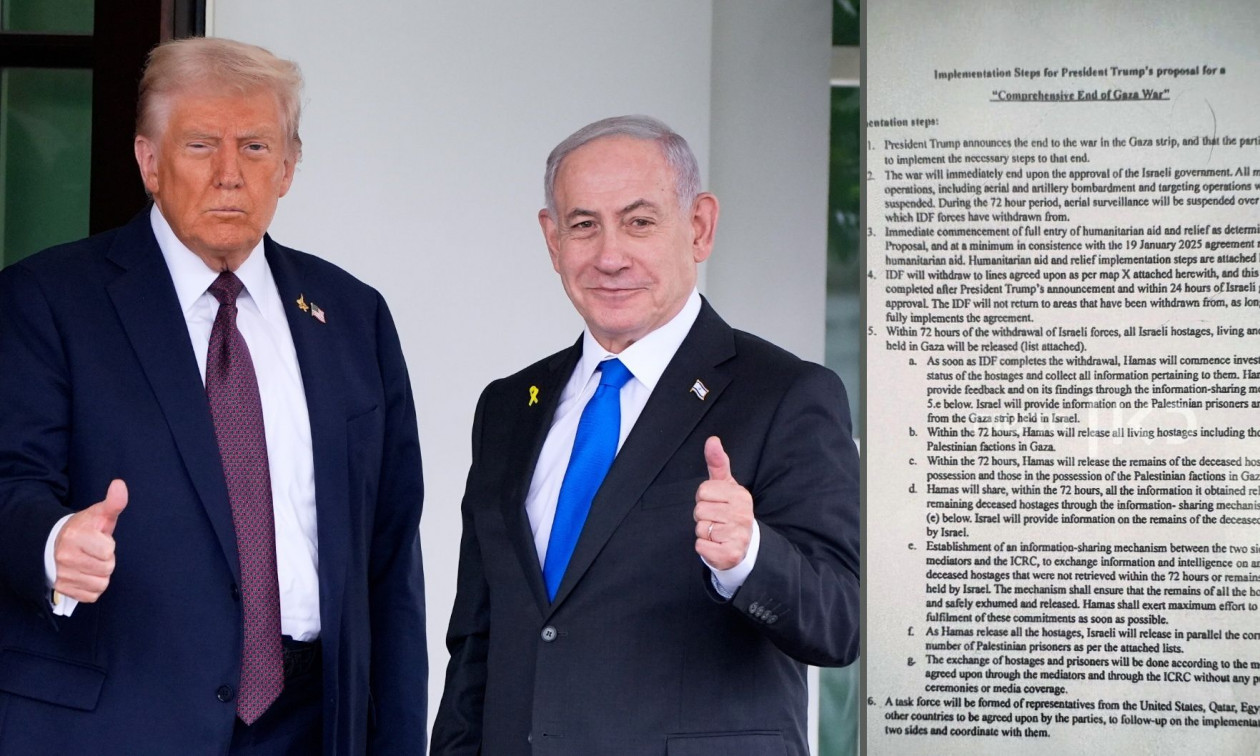 Διαρροή εγγράφου αποκαλύπτει το σχέδιο του Τραμπ για το οριστικό τέλος του πολέμου στη Γάζα