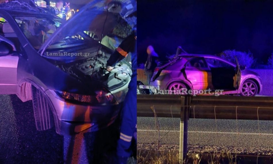 Σοβαρό τροχαίο στην Αθηνών – Λαμίας: Νταλίκα παρέσυρε ακινητοποιημένο ΙΧ – Ένας τραυματίας