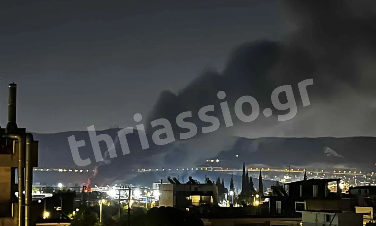 Μεγάλη φωτιά στον Ασπρόπυργο