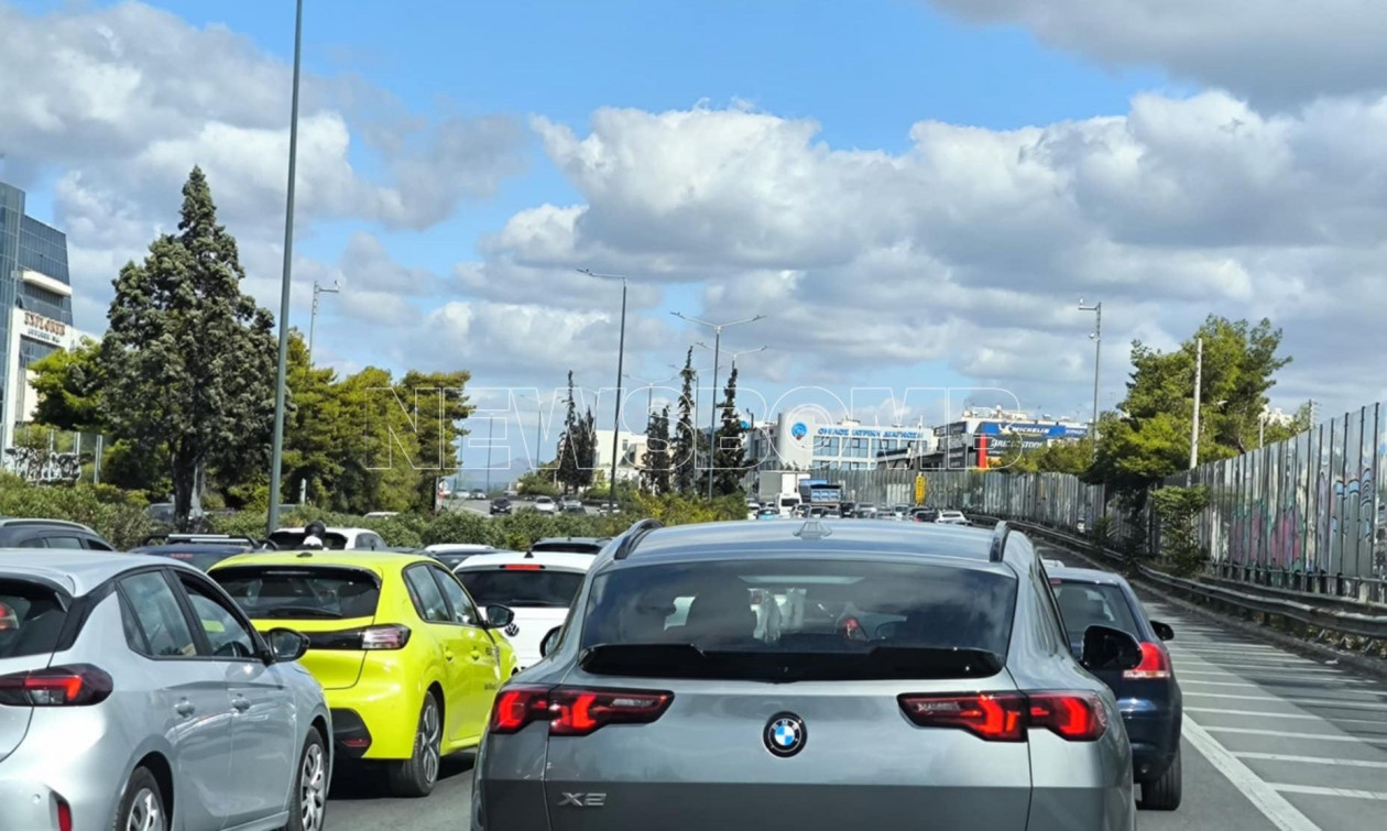 Κίνηση τώρα: Στο «κόκκινο» ο Κηφισός – Καθυστερήσεις σε αρκετούς κεντρικούς άξονες