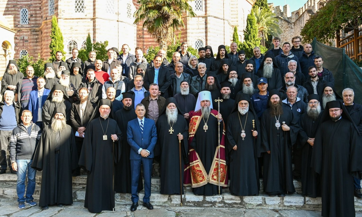 Ο Μητροπολίτης Κιέβου και πάσης Ουκρανίας Επιφάνιος στο Άγιο Όρος: Οι μονές και οι συμβολισμοί