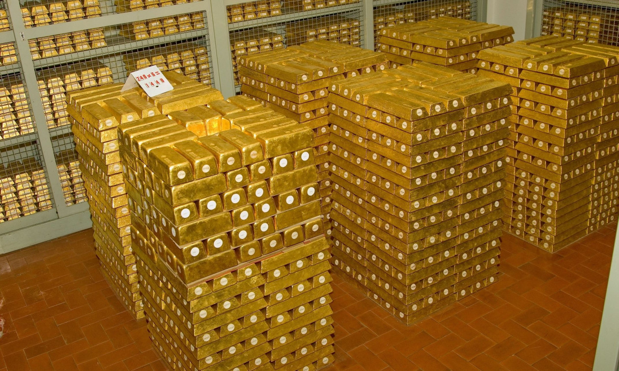Εικόνες από το απόθεμα χρυσού της Ιταλίας – Το τρίτο μεγαλύτερο στον κόσμο