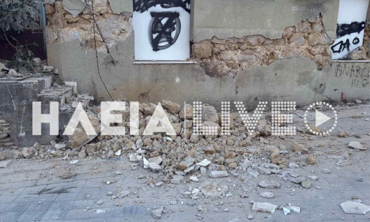 Πύργος: Kατέρρευσε κτήριο – Δείτε φωτογραφίες