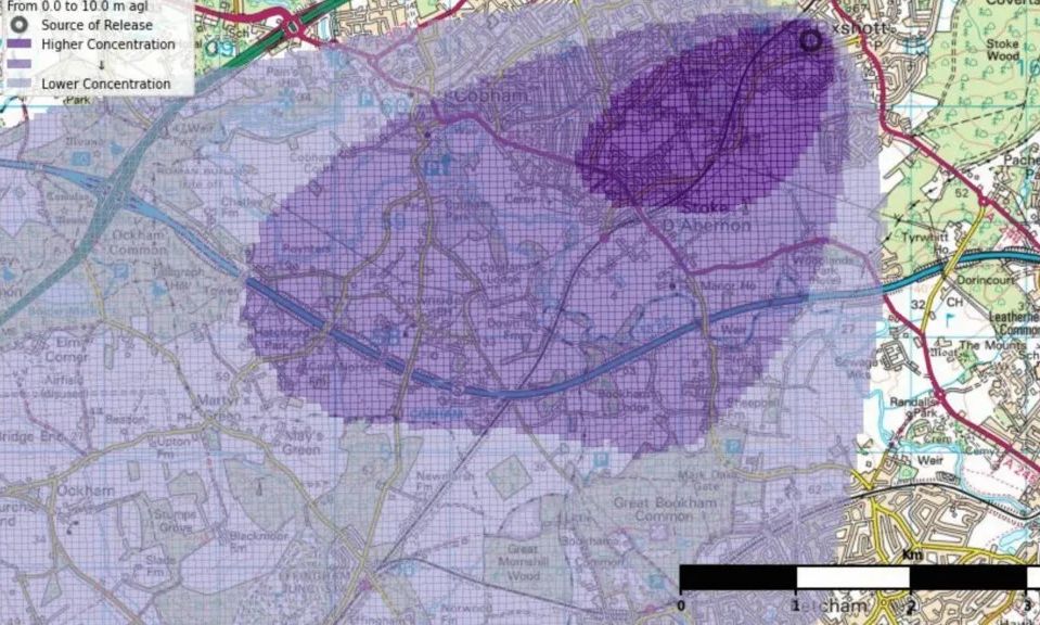 Χημικό σύννεφο σχηματίστηκε πάνω από πόλη στη Βρετανία – «Κλείστε τα παράθυρά σας»
