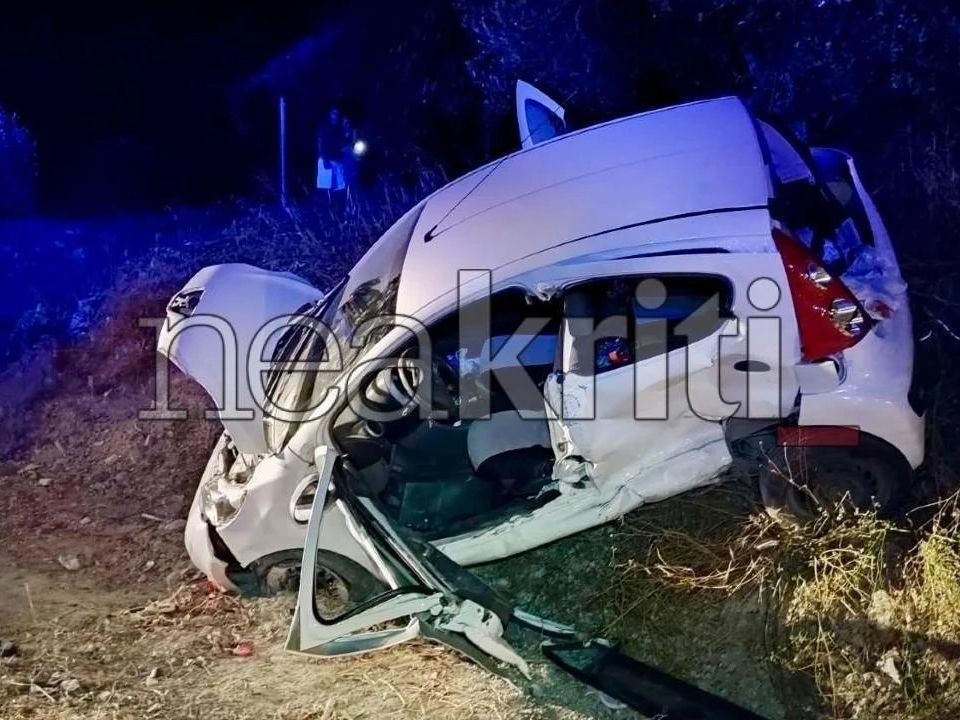 Σοβαρό τροχαίο στο Ηράκλειο: Διασωληνώθηκε ο 13χρονος – Σε καλύτερη κατάσταση η μητέρα του