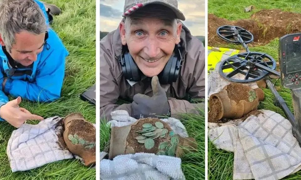 Βρετανία: Βρήκε χαμένο θησαυρό με ένα απλό ανιχνευτή μετάλλων – 15.000 ρωμαϊκά νομίσματα