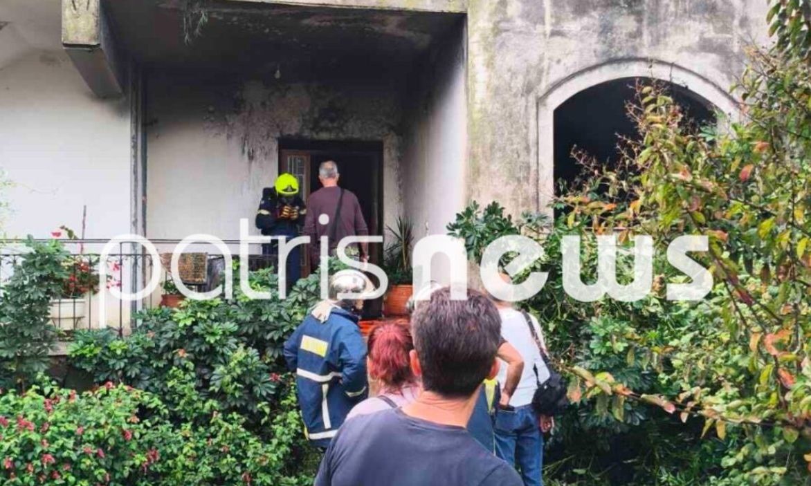 Πύργος: Φωτιά σε διώροφη κατοικία στο Λαμπέτι