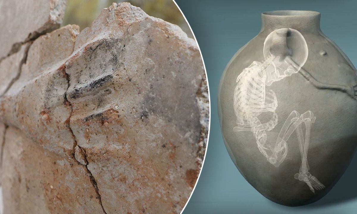 Ανακαλύφθηκε ιστορικός παιδικός τάφος σε σχήμα κύβου – Αποκάλυψαν και χέρι με τέσσερα δάχτυλα