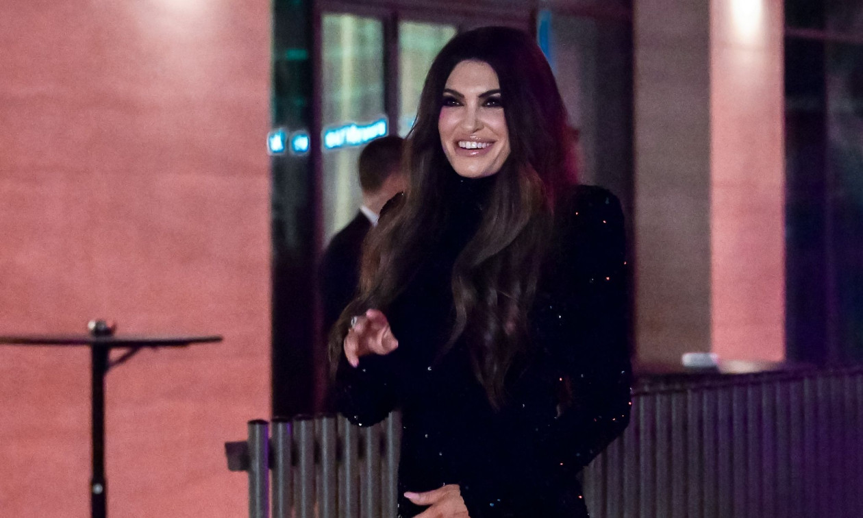 Αλέξανδρος Εξάρχου και Ελένη Βρεττού στην εκδήλωση με την Κίμπερλι Γκιλφόιλ