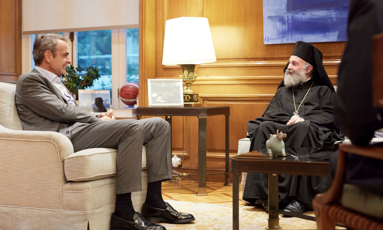 Μητσοτάκης: Συνάντηση με Αρχιεπίσκοπο Αυστραλίας Μακάριο – Τι συζητήθηκε