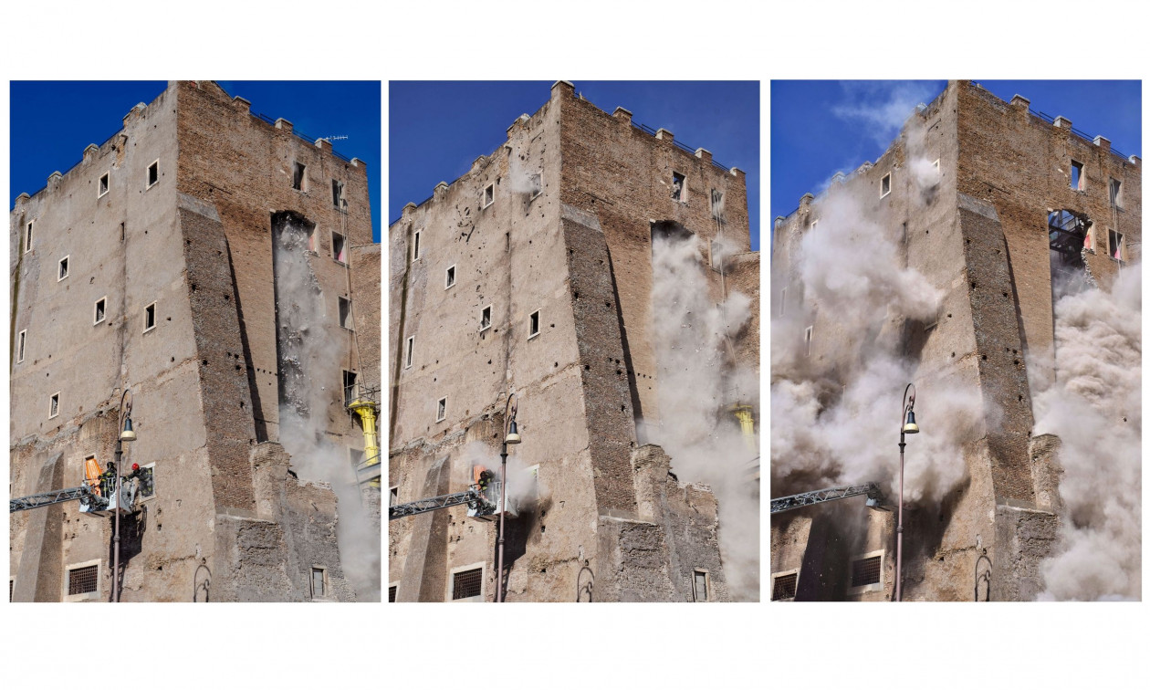 Πύργος των Κόμηδων: Απεγκλωβίστηκε εργάτης από τα συντρίμμια – Κρίσιμη η κατάσταση της υγείας του