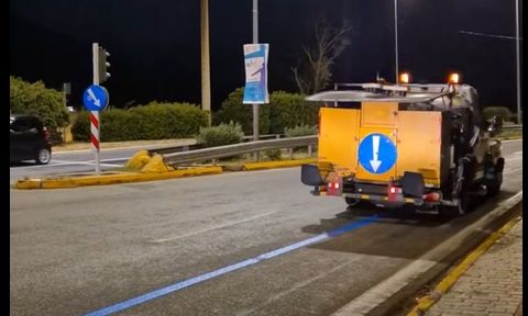 Μαραθώνιος Αθήνας 2025: Χαράχτηκε και φέτος η μπλε γραμμή – Όλες οι κυκλοφοριακές ρυθμίσεις