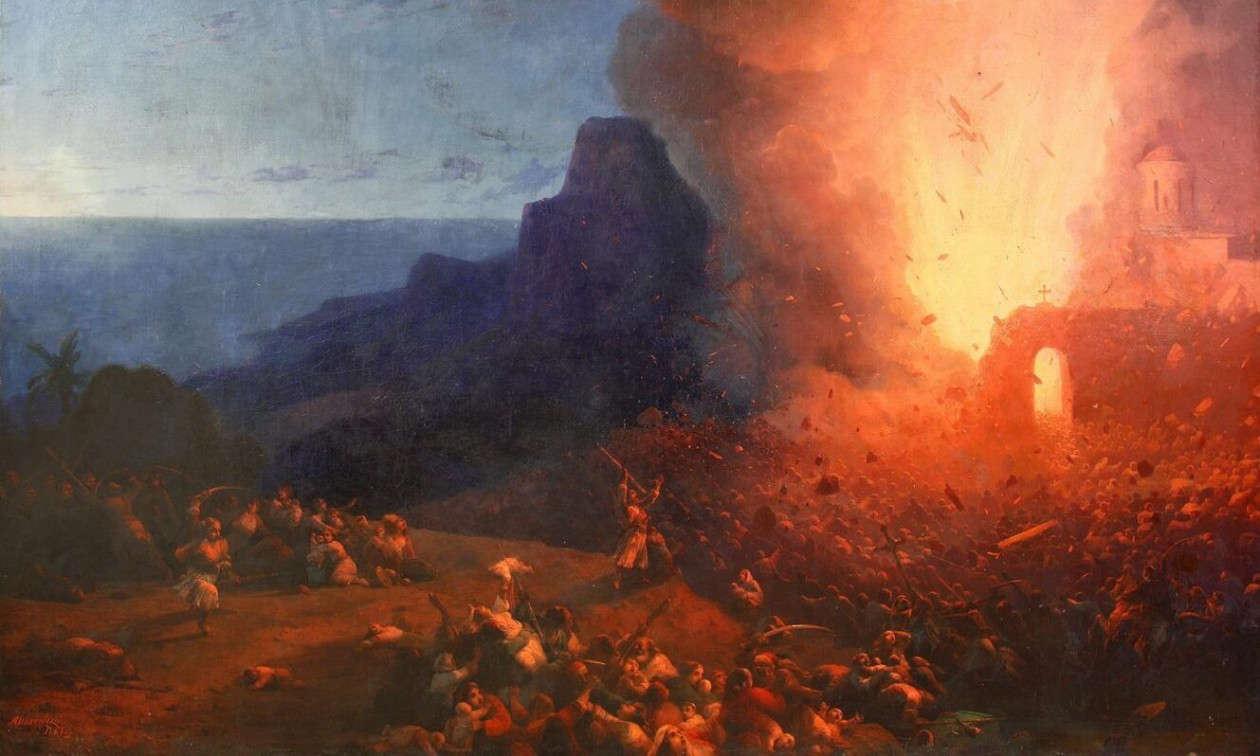 Η ανατίναξη της Ιεράς Μονής Αρκαδίου, η ύστατη πράξη ηρωισμού και αυτοθυσίας των Κρητών επαναστατών