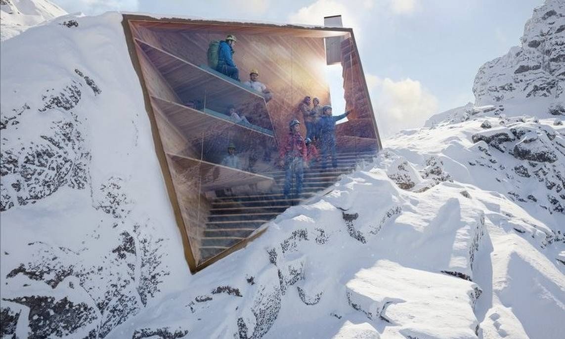 Το «κρύσταλλο» των Άλπεων: Απίστευτο γυάλινο και χλιδάτο καταφύγιο θα προστατεύει τους ορειβάτες