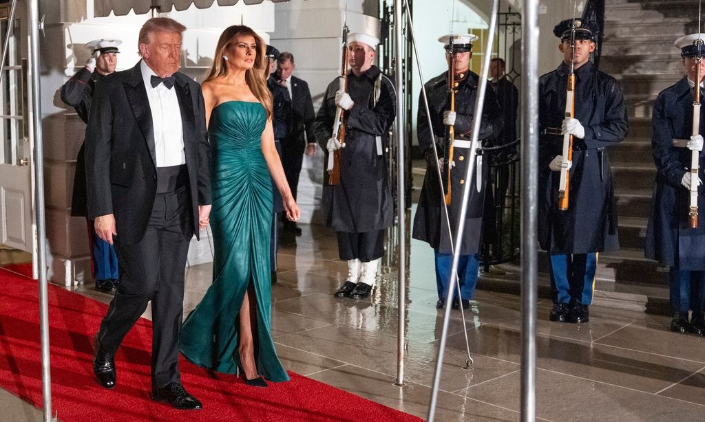 Σαουδαραβικό δείπνο στον Λευκό Οίκο: Η εκθαμβωτική Μελάνια, η επιστροφή Μασκ και ο Ρονάλντο