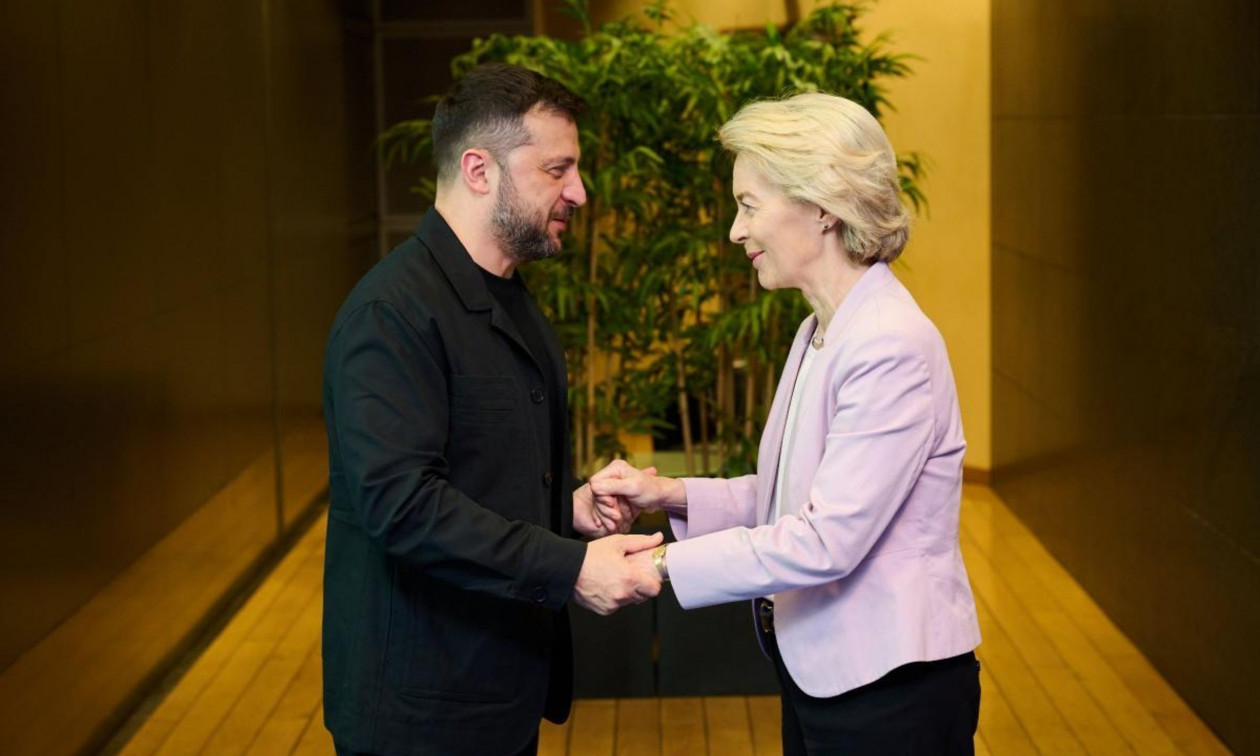 Φον ντερ Λάιεν: «Τα σύνορα της Ουκρανίας δεν μπορούν να αλλάξουν με τη βία»