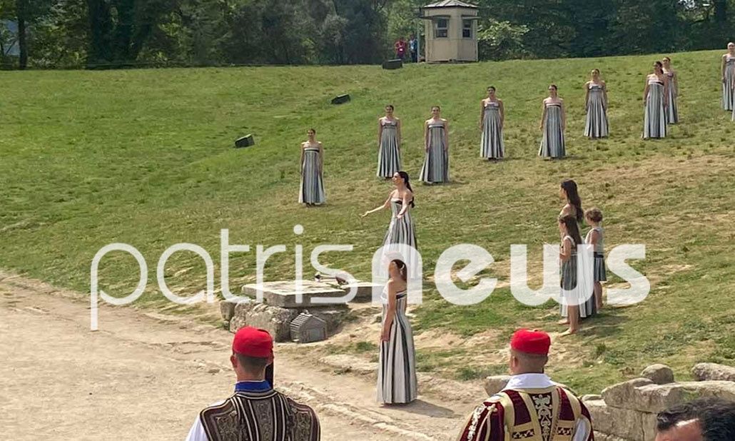 Live η τελετή αφής της Ολυμπιακής Φλόγας στην Αρχαία Ολυμπία