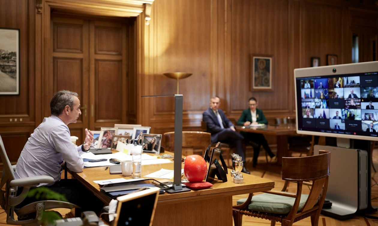 Μητσοτάκης σε τηλεδιάσκεψη ΕΛΚ για Ουκρανία: Το απαραβίαστο των συνόρων οφείλει να γίνεται σεβαστό