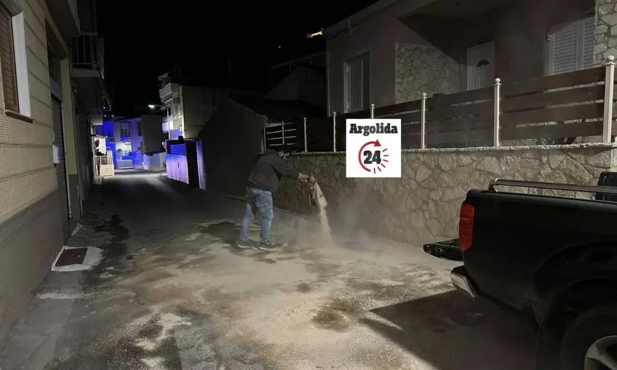 Άργος: 40 κιλά λάδι έκαναν τον δρόμο… πίστα πατινάζ – Ατύχημα με οδηγό μοτοσικλέτας