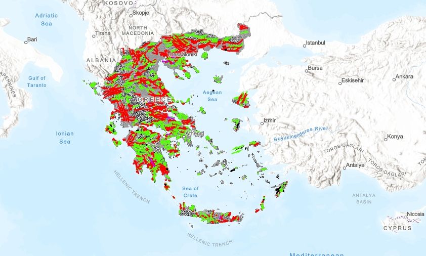 Σεισμικός χάρτης της Ελλάδας: Ανακαλύφθηκαν εκατοντάδες νέα ρήγματα – Πάνω από 2.000 τα ενεργά