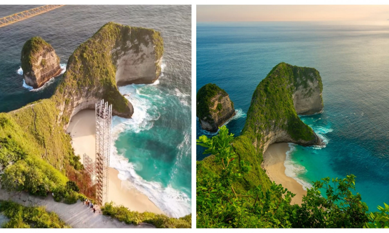 Μπαλί: Ο κυβερνήτης ζητά να κατεδαφιστεί το γυάλινο ασανσέρ 182 μ. στη διάσημη παραλία Κελίνγκινγκ