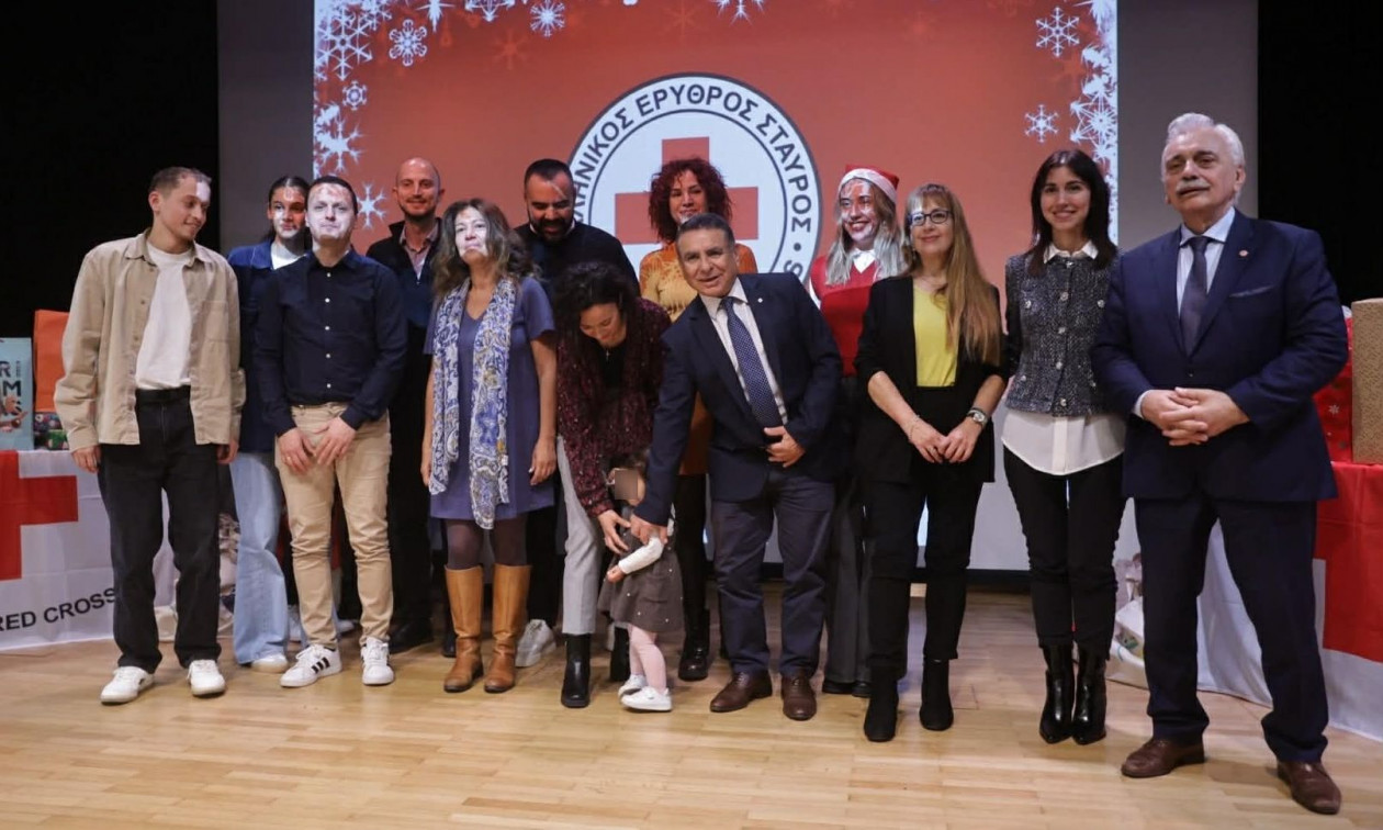 Ο Ελληνικός Ερυθρός Σταυρός γιόρτασε για τα παιδιά του «Κοινωνικού Φροντιστηρίου»