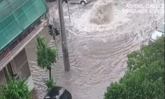 Κακοκαιρία Byron – Κολυδάς: «Γιατί τα φρεάτια πετάνε το νερό προς τα πάνω»