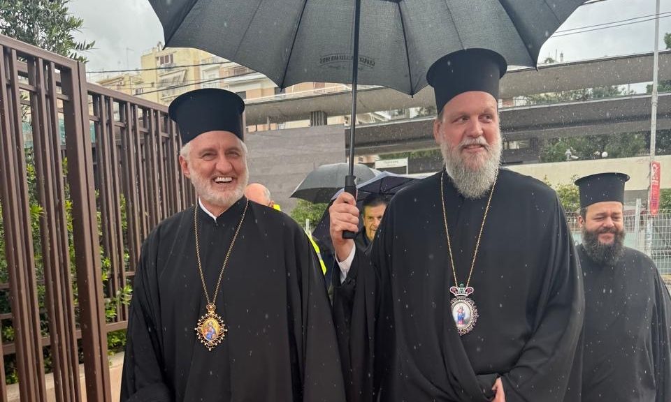 Επίσκεψη Αρχιεπισκόπου Αμερικής Ελπιδοφόρου στο «Ιωνικό Κέντρο» της Ι.Μ. Νέας Ιωνίας