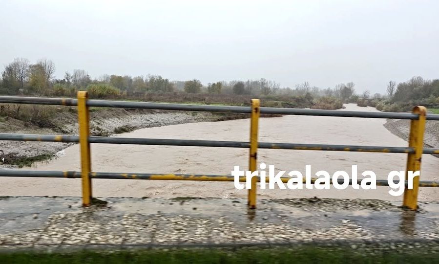 Στα όρια της υπερχείλισης ο Πηνειός – Τρομάζει η απότομη άνοδος της στάθμης