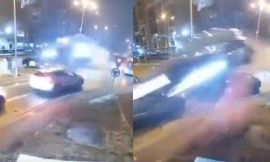 Σκηνές «Fast & Furious» στους δρόμους της Ρουμανίας – Αυτοκίνητο εκτοξεύτηκε σαν «πύραυλος» στο αέρα