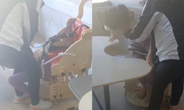 Εικόνες ντροπής στην Τουρκία: Δεμένοι με σχοινιά στα θρανία μαθητές με αυτισμό για να κάνουν μάθημα