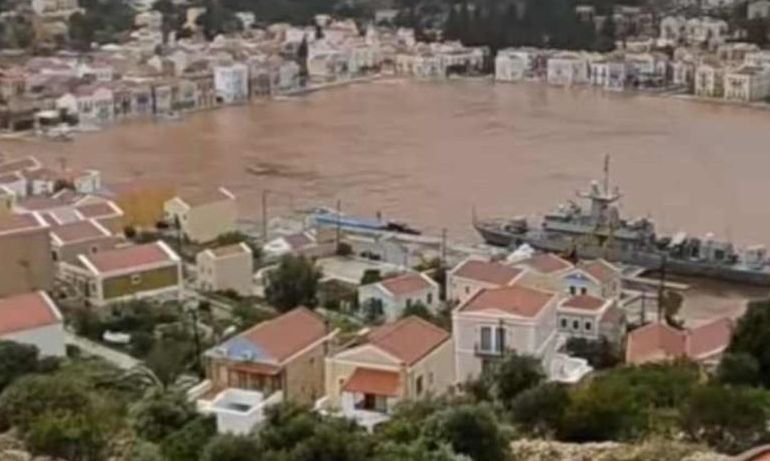 Σε κατάσταση έκτακτης ανάγκης κηρύχθηκε το Καστελόριζο λόγω της κακοκαιρίας Byron